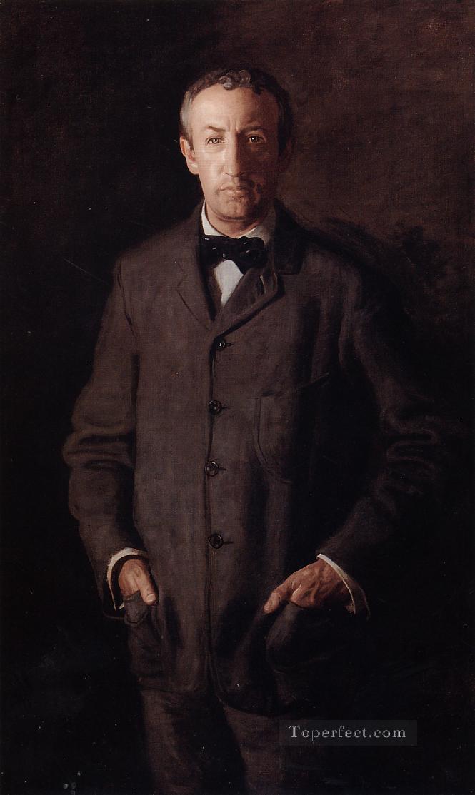 ウィリアム・B・カーツの肖像 リアリズム肖像画 トーマス・イーキンス油絵